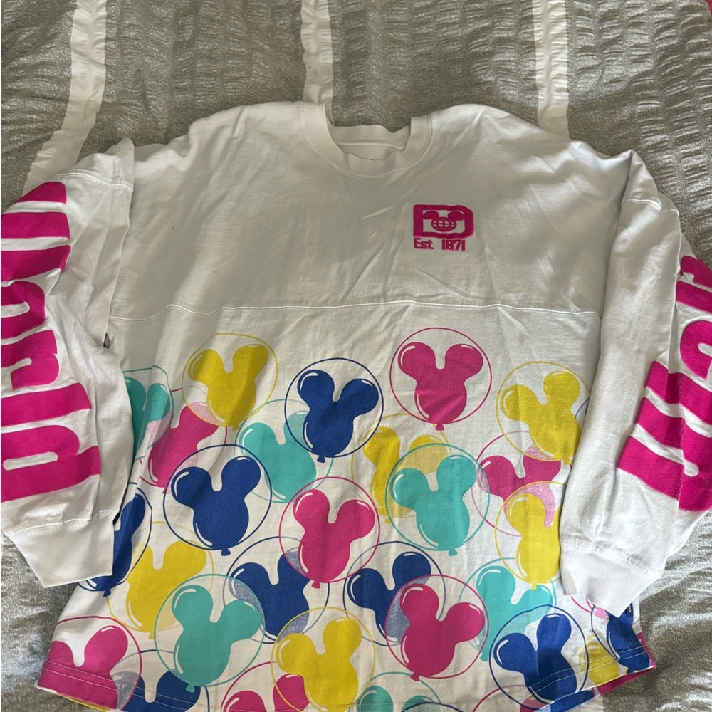 Disney Pink and Yellow Mickey Mouse Spirit Jersey